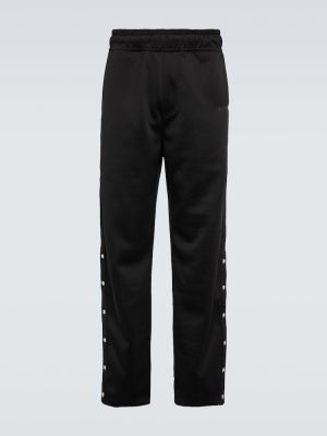 Pantalones de chándal de algodón Lanvin negro