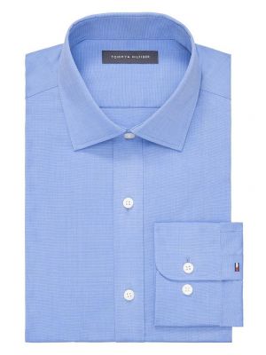 Классическая рубашка Tommy Hilfiger синяя