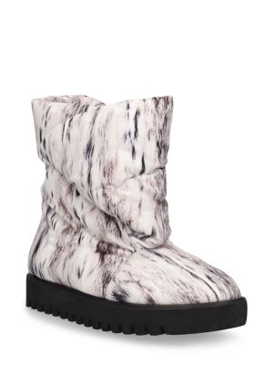 Sametové sněžné boty Msgm šedé