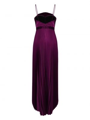 Plisované večerní šaty Semsem fialové