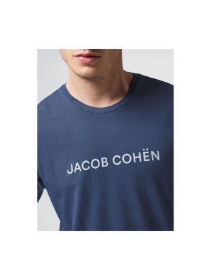 Camisa de algodón Jacob Cohen azul