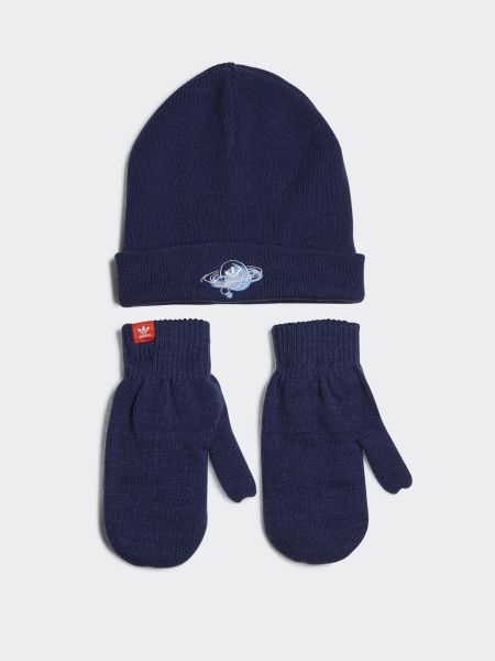 Синяя шапка Adidas