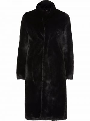 Unreal Fur Cappotto in finta pelliccia Raven - Nero