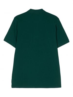 Kokvilnas polo krekls ar izšuvumiem Carhartt Wip zaļš
