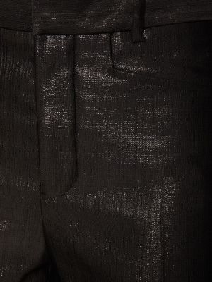 Pantalones rectos de lana Tom Ford negro