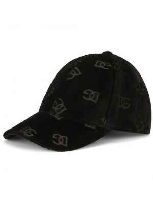 Trykt cap Dolce & Gabbana svart