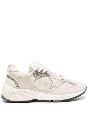 Sneakers in pelle scamosciata distressed con motivo a stelle Golden Goose