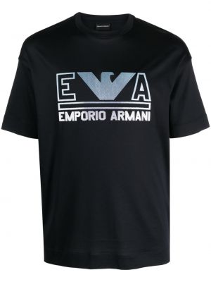 T-shirt Emporio Armani blå