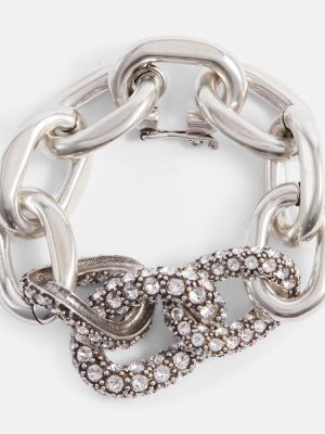 Bransoletka z kryształkami Isabel Marant srebrna