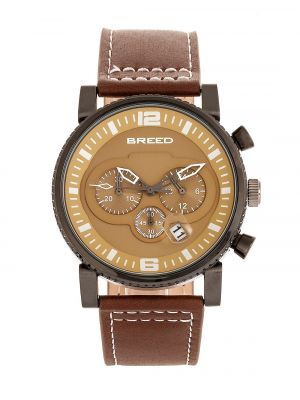 Кожаные часы Breed коричневые