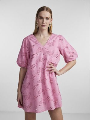 Rochie cu croială lejeră Yas roz