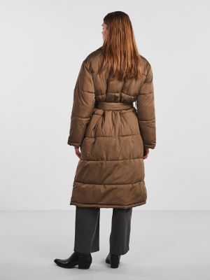 Oversized zimný kabát Y.a.s hnedá