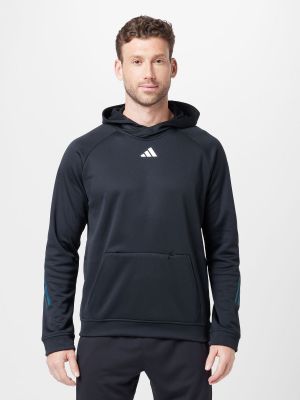 Dryžuotas megztinis Adidas Performance juoda