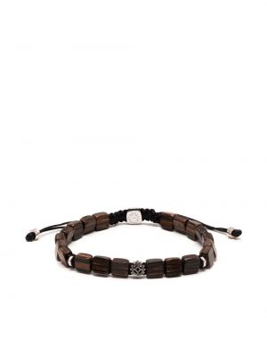 Manschett armband Tateossian brun