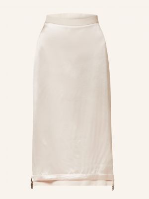 Saténové pouzdrová sukně Fendi