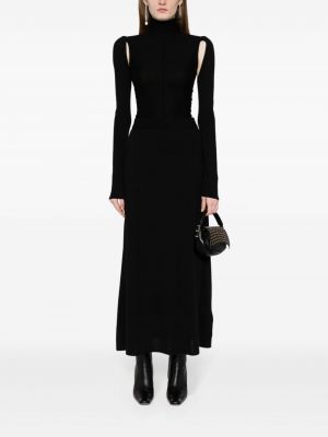 Vlněné dlouhá sukně Jnby černé