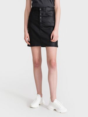 Дънкова пола с висока талия Calvin Klein Jeans