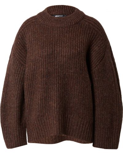 Pull en tricot Gina Tricot marron