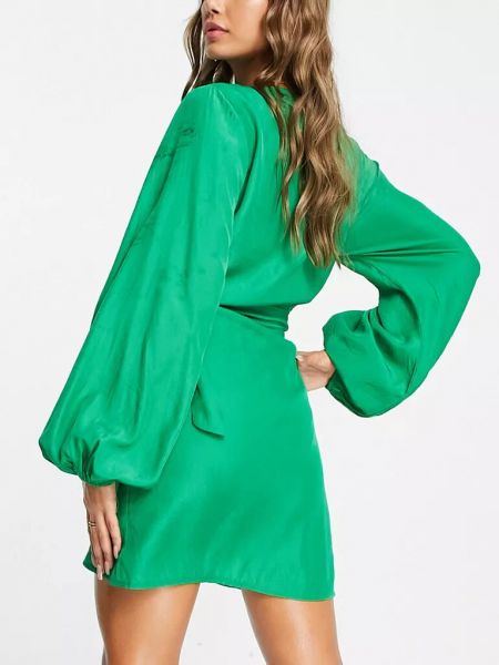 Платье-рубашка Public Desire зеленое