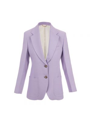 Blazer en laine Victoria Beckham violet