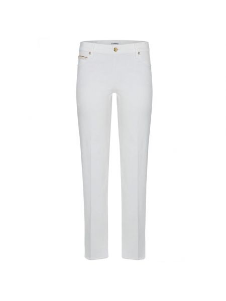 Białe jeansy skinny Cambio