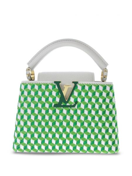 Τσάντα με κέντημα Louis Vuitton Pre-owned πράσινο