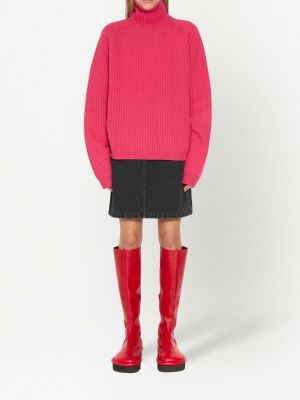 Pull à col montant Jw Anderson rose