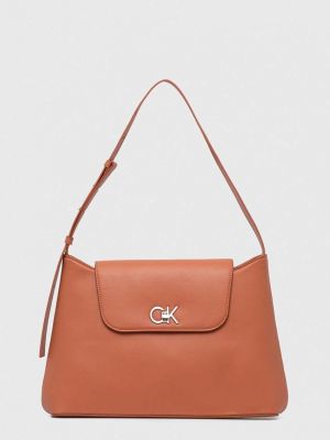 Shopperka Calvin Klein pomarańczowa