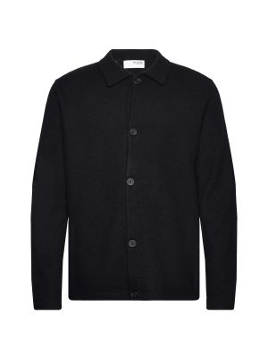 Veste en tricot Selected noir