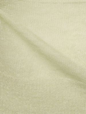 Mohérové vlnené tričko Auralee zelená