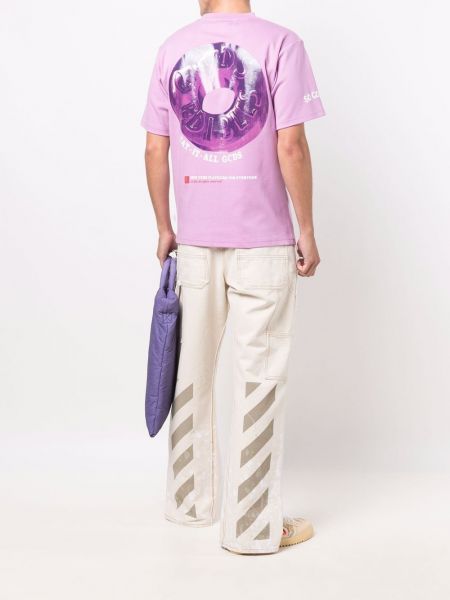 Camiseta con estampado Gcds violeta