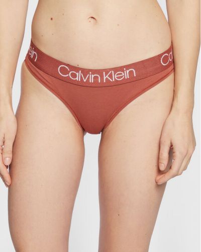 Tanga Calvin Klein Underwear marron