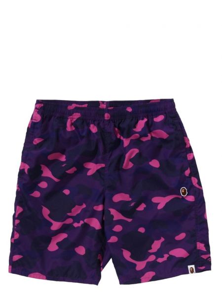 Naamiointi shortsit A Bathing Ape® violetti