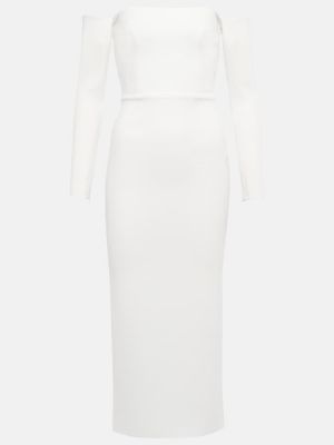 Μίντι φόρεμα Alex Perry λευκό