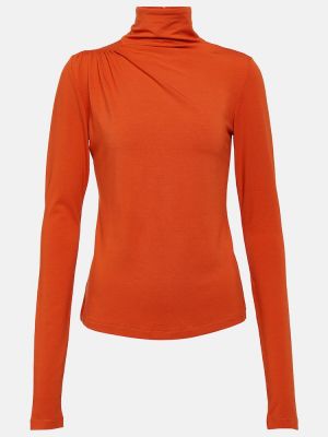 Džemperis ar augstu apkakli džersija Marant Etoile oranžs