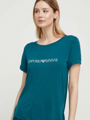 Тениска Emporio Armani Underwear зелено