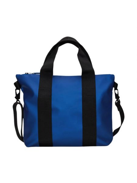 Shopper handtasche Rains blau
