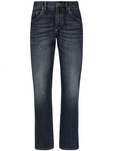 Jeans skinny slim fit di cotone Dolce & Gabbana blu