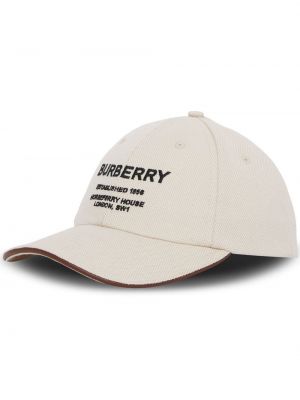 Cappello con visiera ricamato Burberry