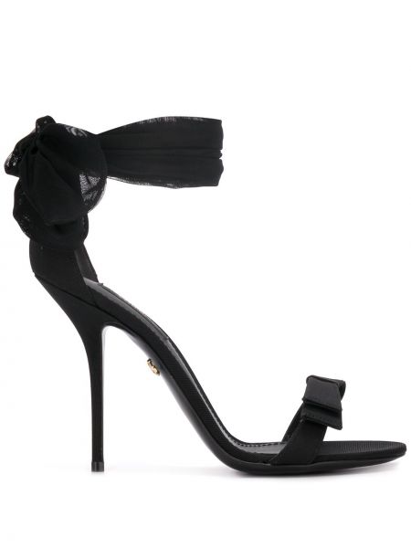 Sandalias de tul Dolce & Gabbana negro