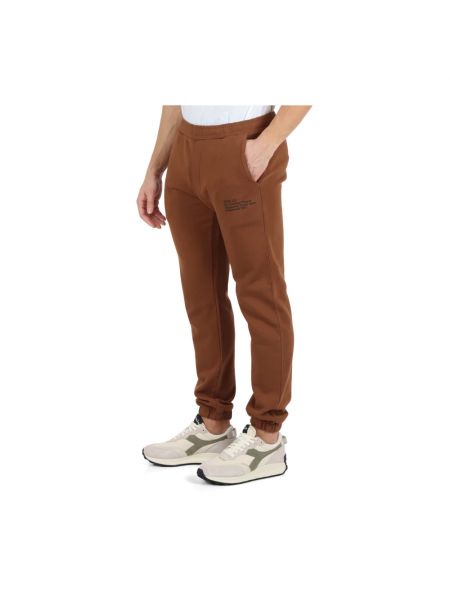 Pantalones de chándal de algodón Replay marrón