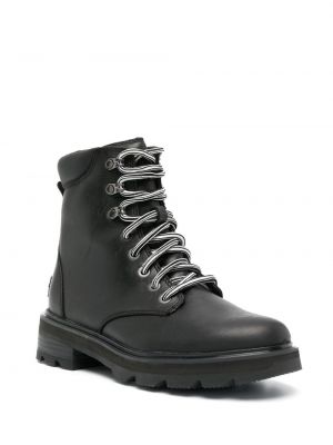 Ankle boots skórzane Sorel czarne