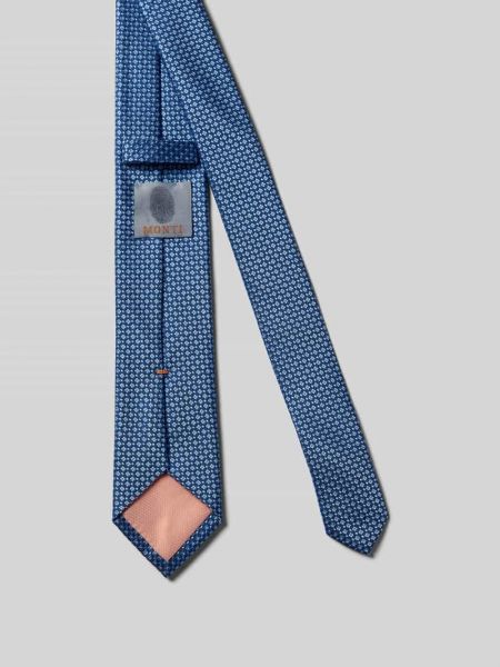 Jedwabny krawat Monti błękitny