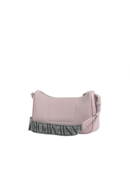 Bolsa de hombro con cremallera Emporio Armani rosa