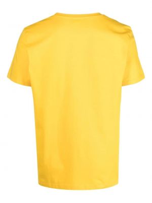Kokvilnas t-krekls Dondup dzeltens