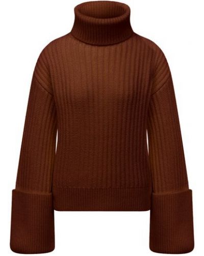Шерстяной свитер The Row, коричневый