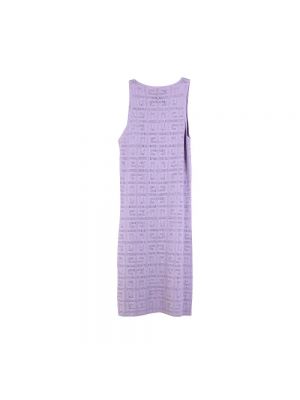 Sukienka mini bez rękawów Givenchy fioletowa