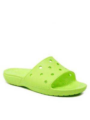 Șlapi Crocs verde