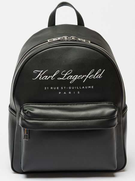Рюкзак из искусственной кожи Karl Lagerfeld черный