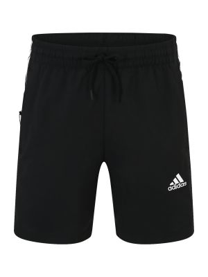 Pantaloni sport cu dungi Adidas Sportswear negru